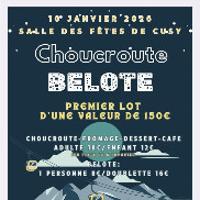 Choucroute et belote à Cusy